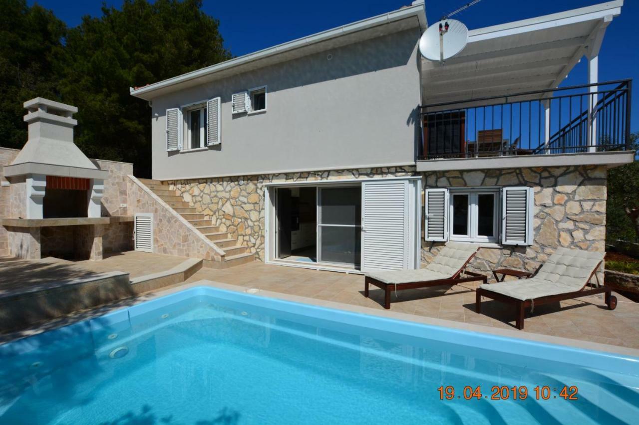 Sealodge: Luxurious Beachfront Villa with Private Pool and Sea Views Rogac Exterior photo
